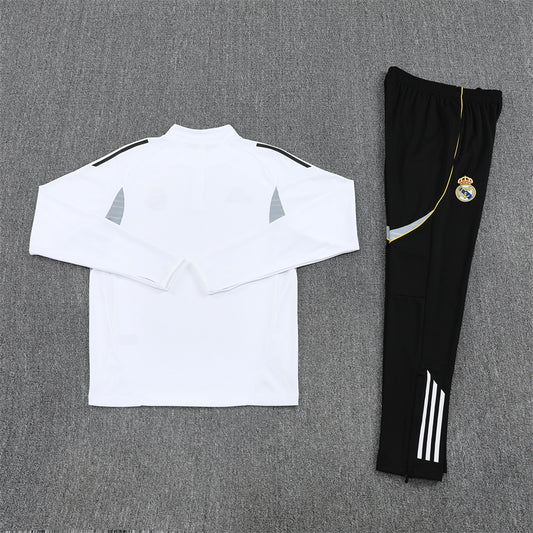 Real Madrid Tracksuit | White and Black
