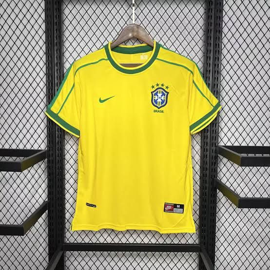 Brazil 1998 Home Jersey | Retro