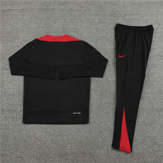 Portugal Tracksuit | Black & Red