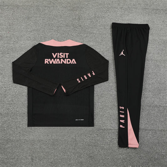 PSG Tracksuit | Black & Pink